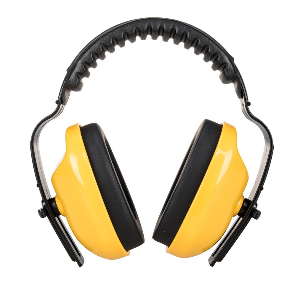 (One Size, Yellow) Portwest Classic Plus Earmuffs