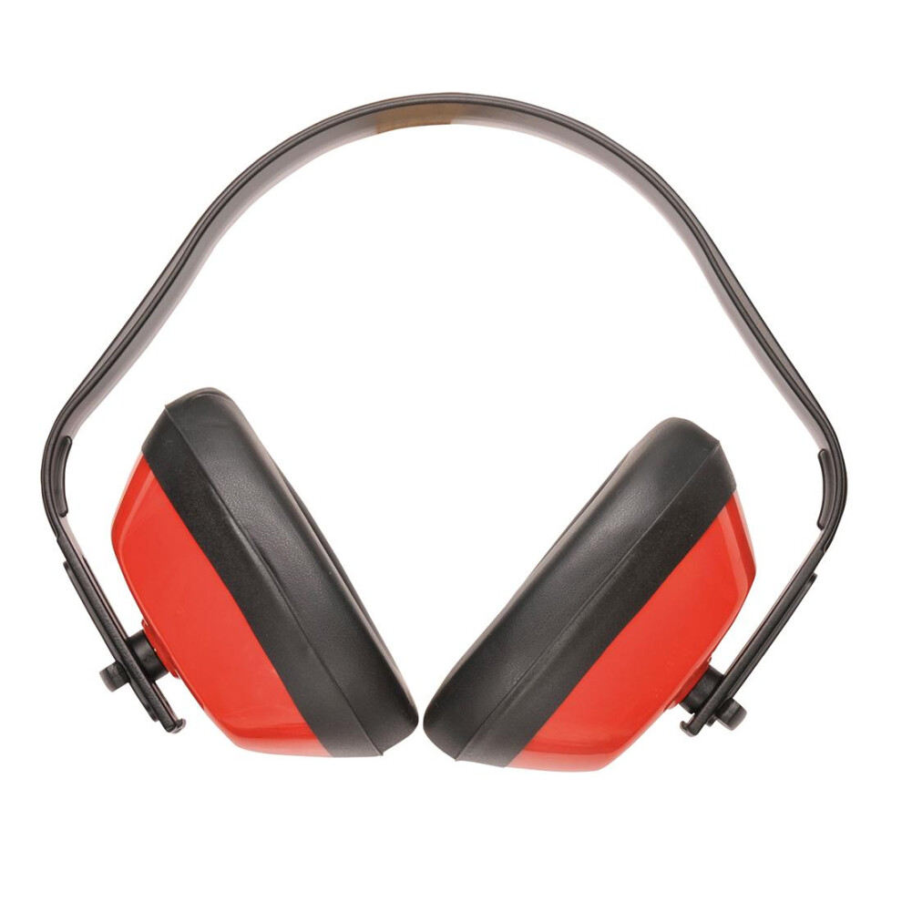 (One Size, Red) Portwest Classic Ear Defenders