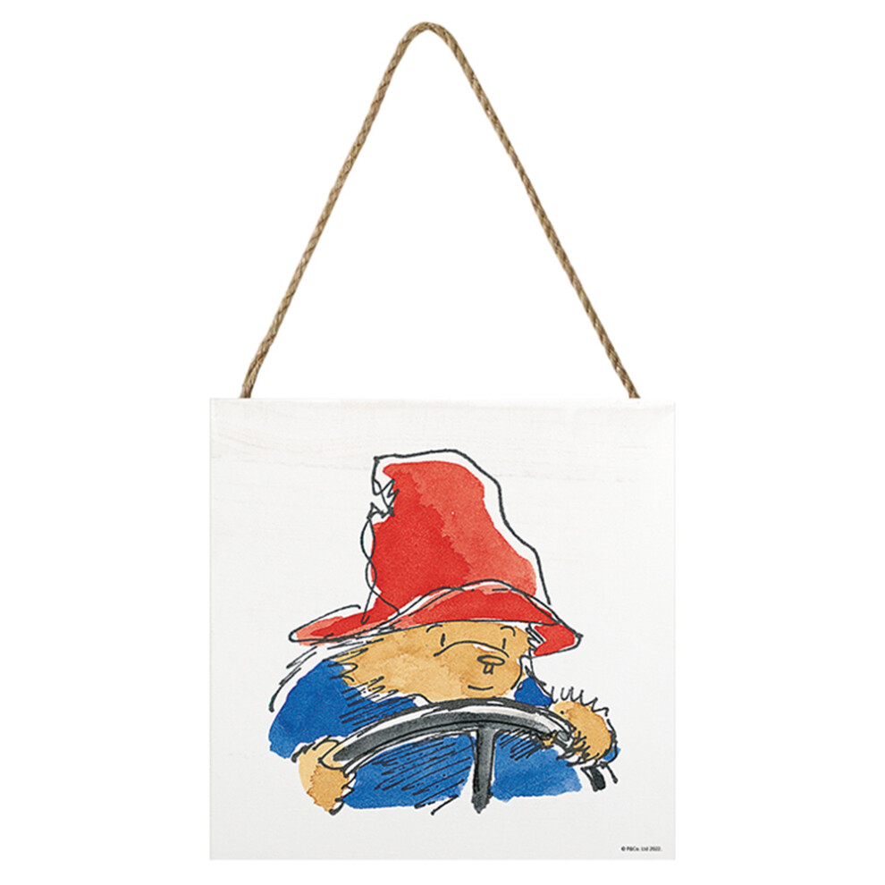 Paddington Bear Driving Wooden Block