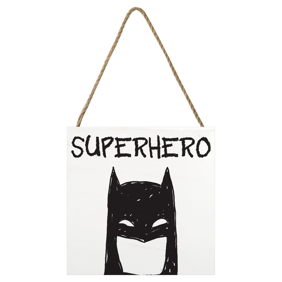 Batman Superhero Wooden Block