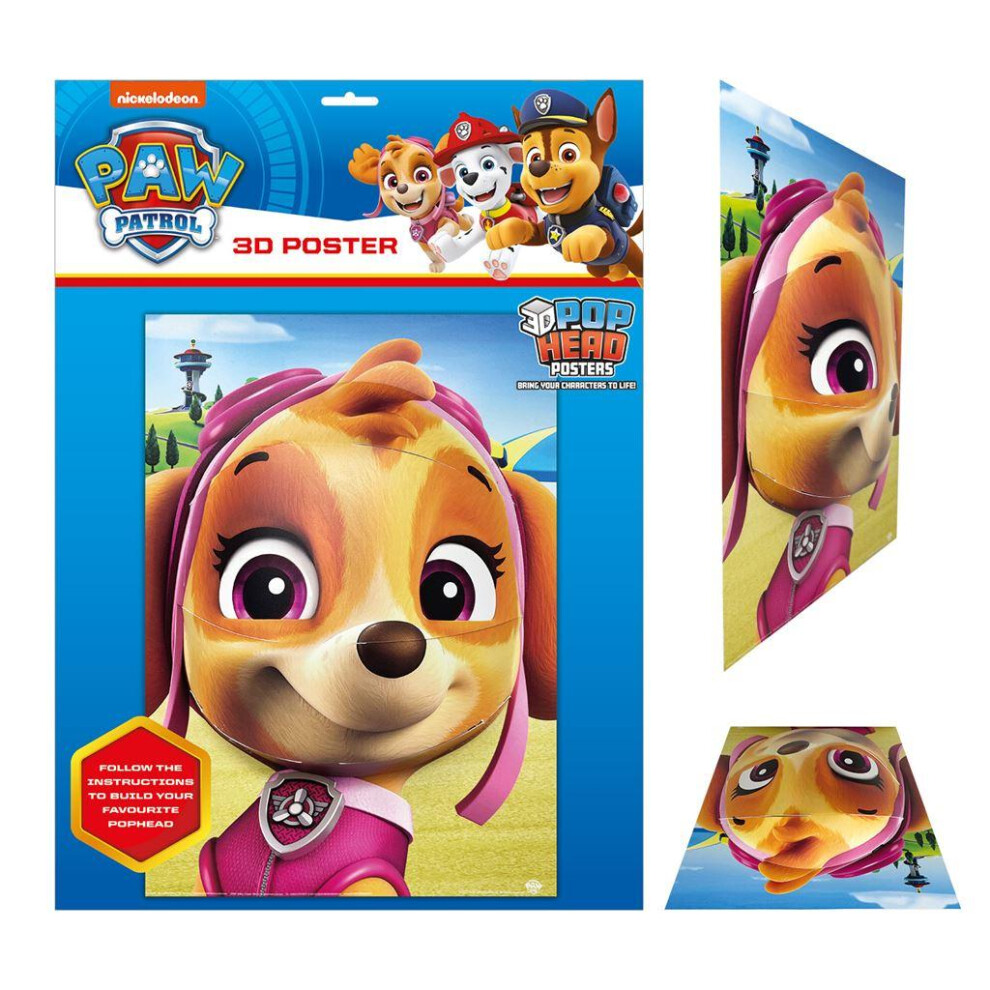 Paw Patrol Popheads 3D Skye Poster