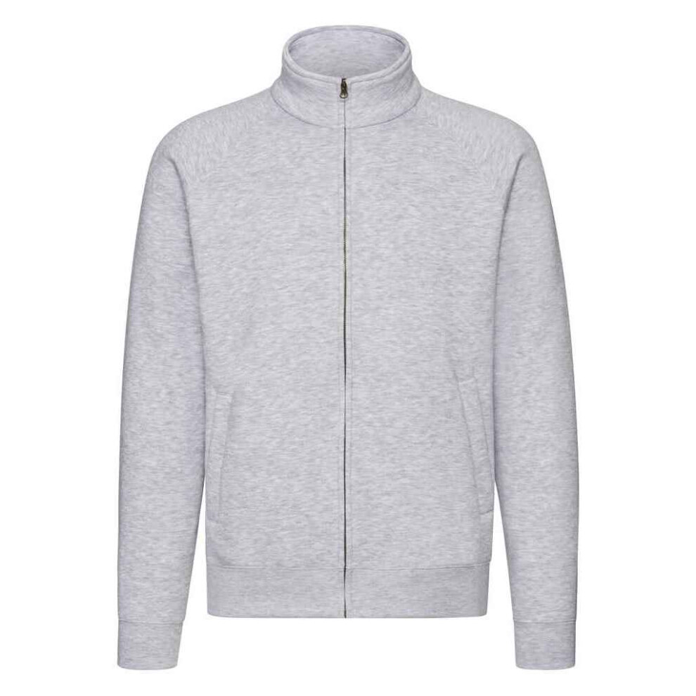 (XL, Heather Grey) Fruit Of The Loom Mens Heather Premium Sweatshirt