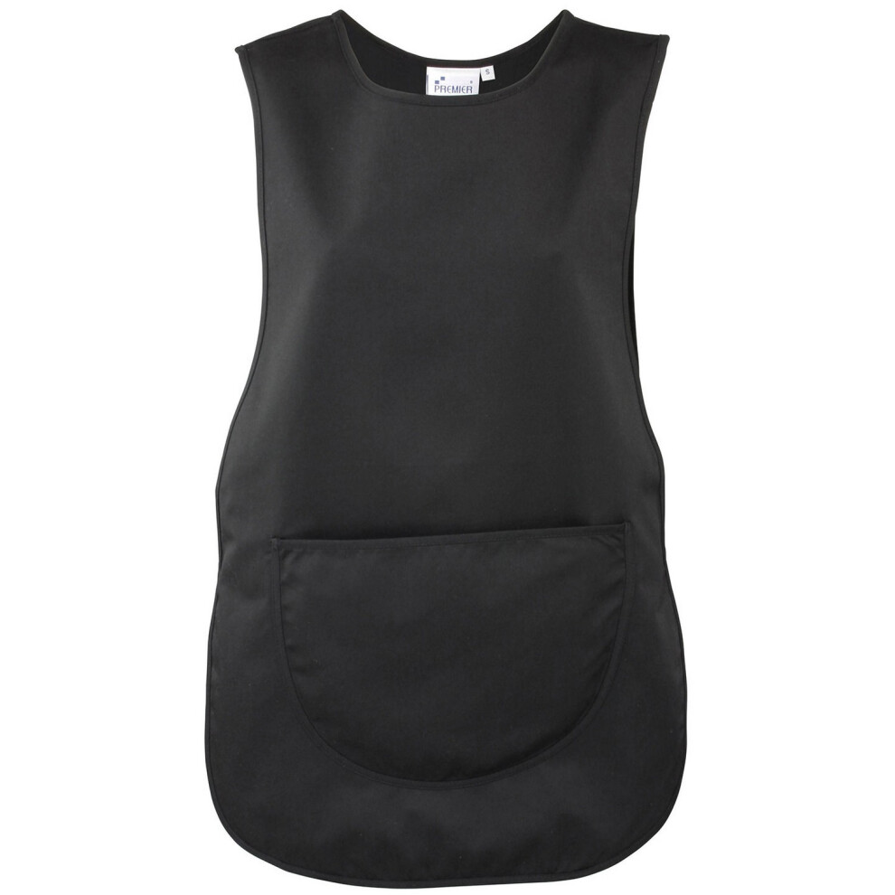 (S, Black) Premier Plain Pocket Tabard