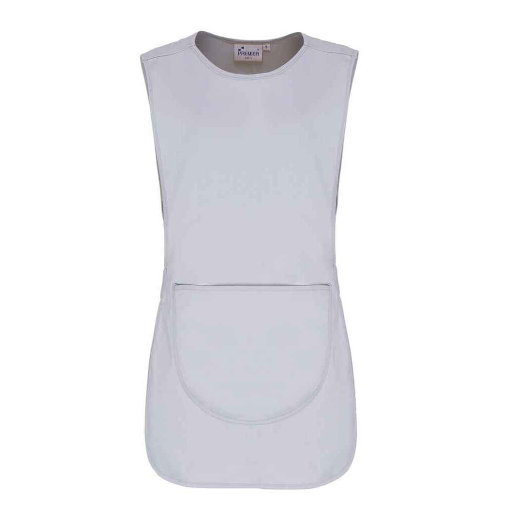 (L, Silver) Premier Plain Pocket Tabard