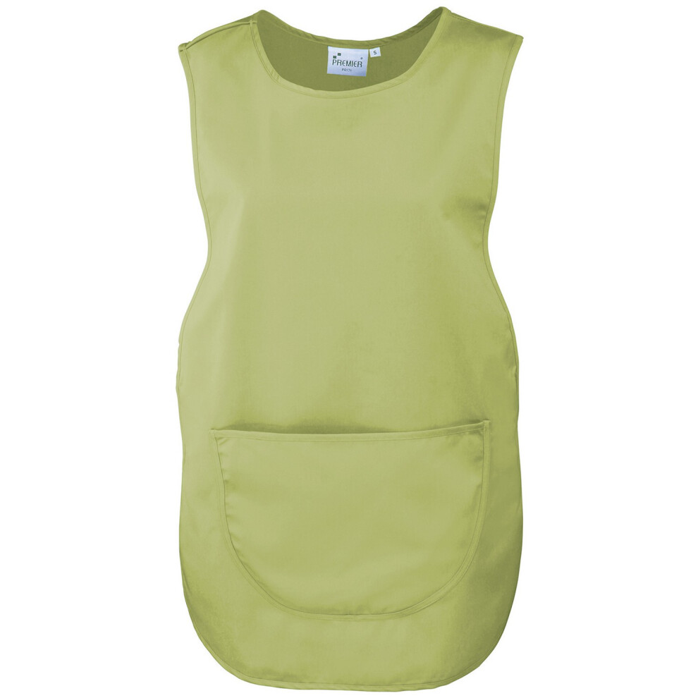 (XL, Lime) Premier Plain Pocket Tabard