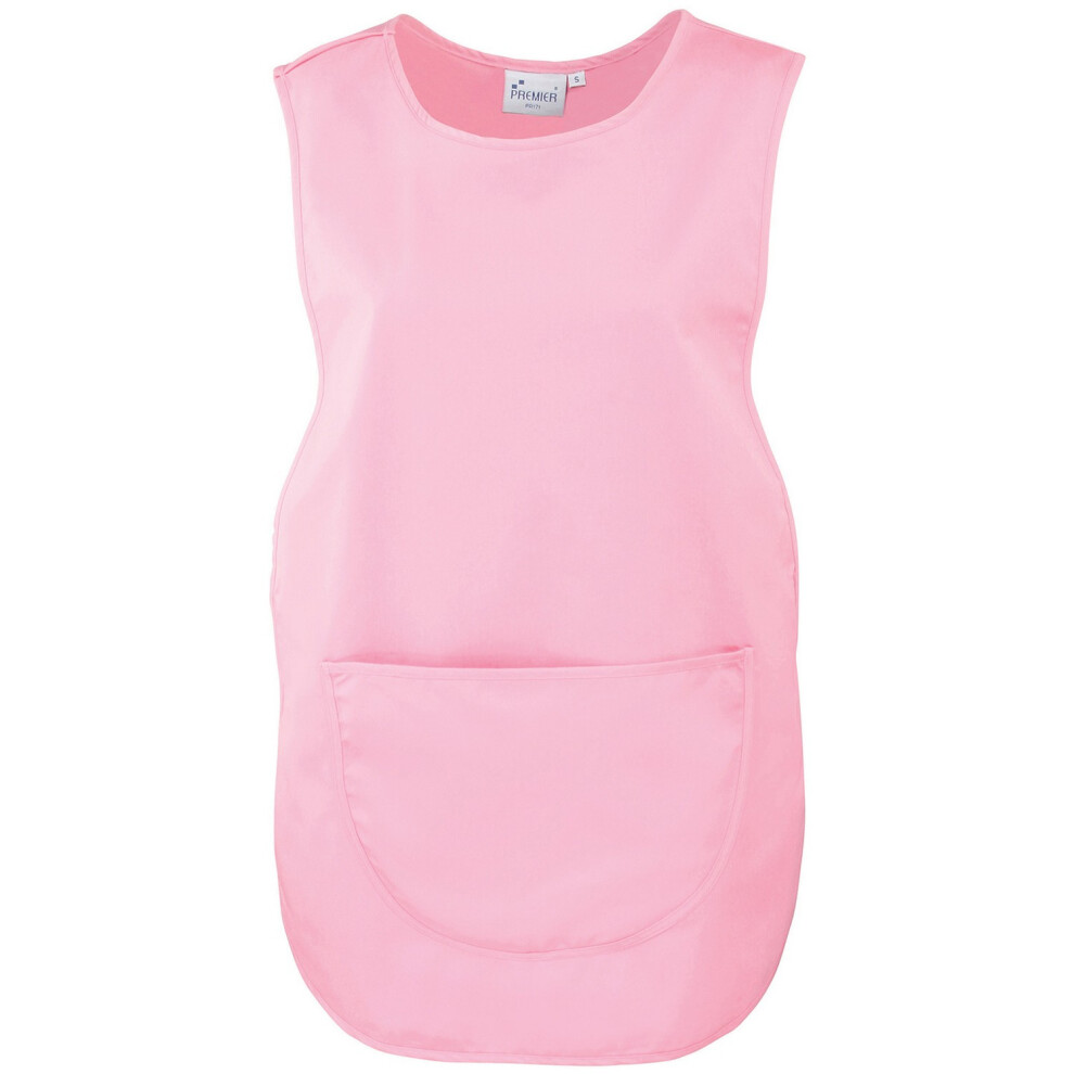 (L, Pink) Premier Plain Pocket Tabard