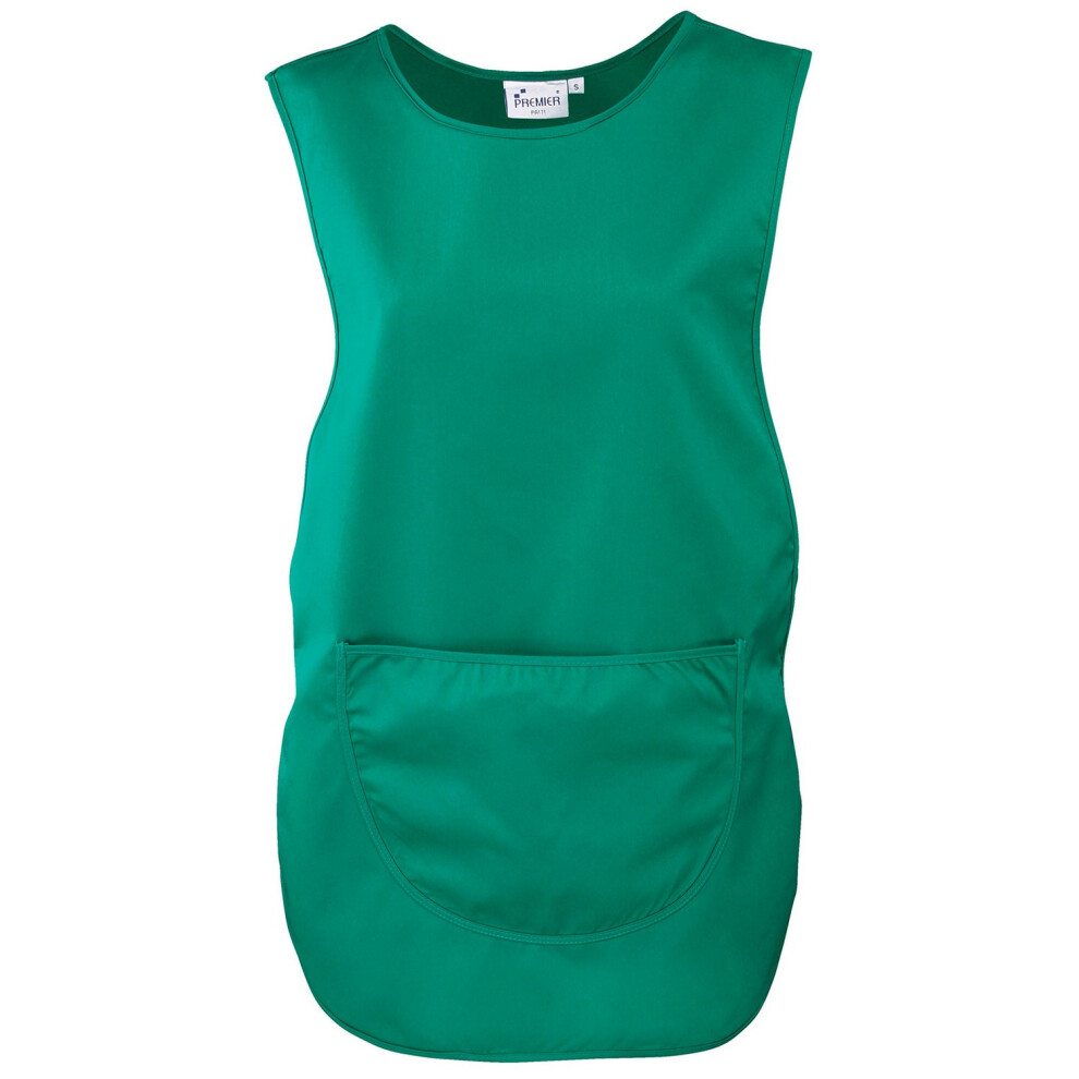 (3XL, Emerald) Premier Plain Pocket Tabard