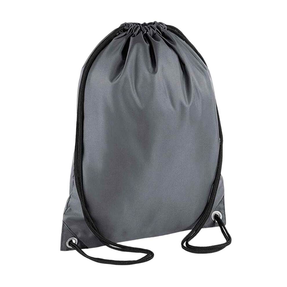 Bagbase Unisex (One Size, Graphite) Budget Drawstring Bag