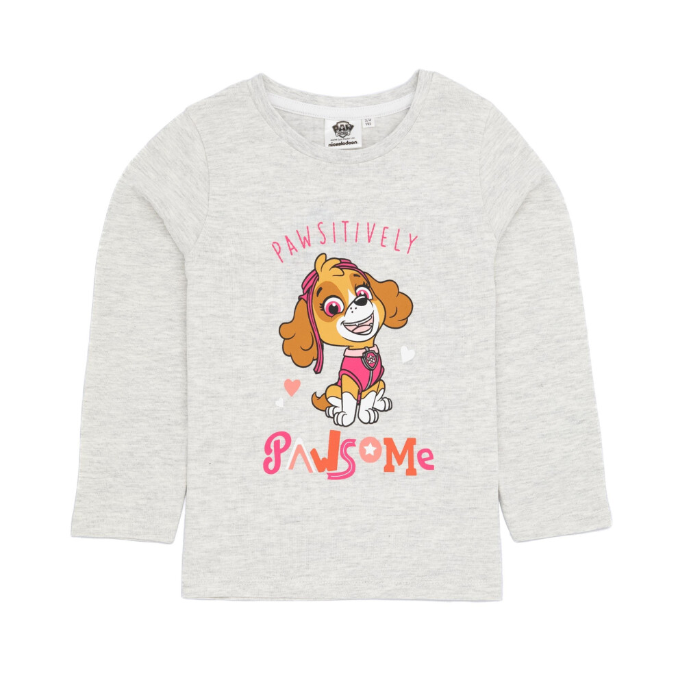 Paw Patrol Girls Pawsome Long-Sleeved T-Shirt