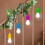 4 Cord Bulb Lights Light Bulb Battery Operated Hanging Pull Cord Lamp Decorative 2