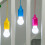 4 Cord Bulb Lights Light Bulb Battery Operated Hanging Pull Cord Lamp Decorative 5