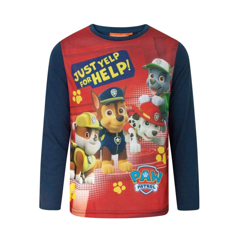 Paw Patrol Boys Yelp For Help Long-Sleeved T-Shirt