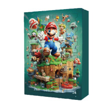 24Pcs Mario 2024-2025 Advent Calendar 24 Days Xmas Countdown Gifts