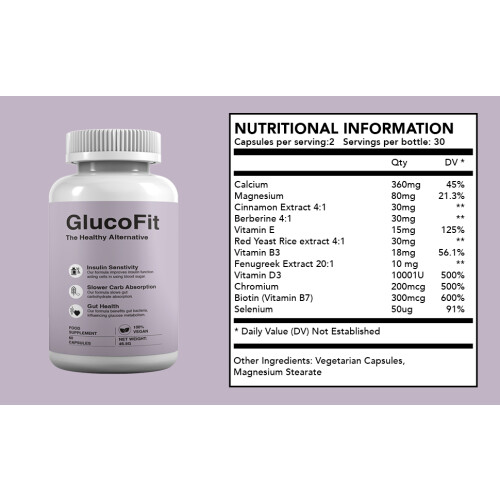 Glucofit, L'alternativa sana , 60 Capsule 1