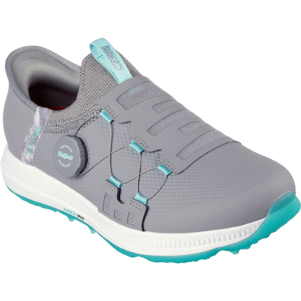 (5 UK, Grey/Aqua) Skechers Womens/Ladies Go Golf Elite 5 Golf Shoes