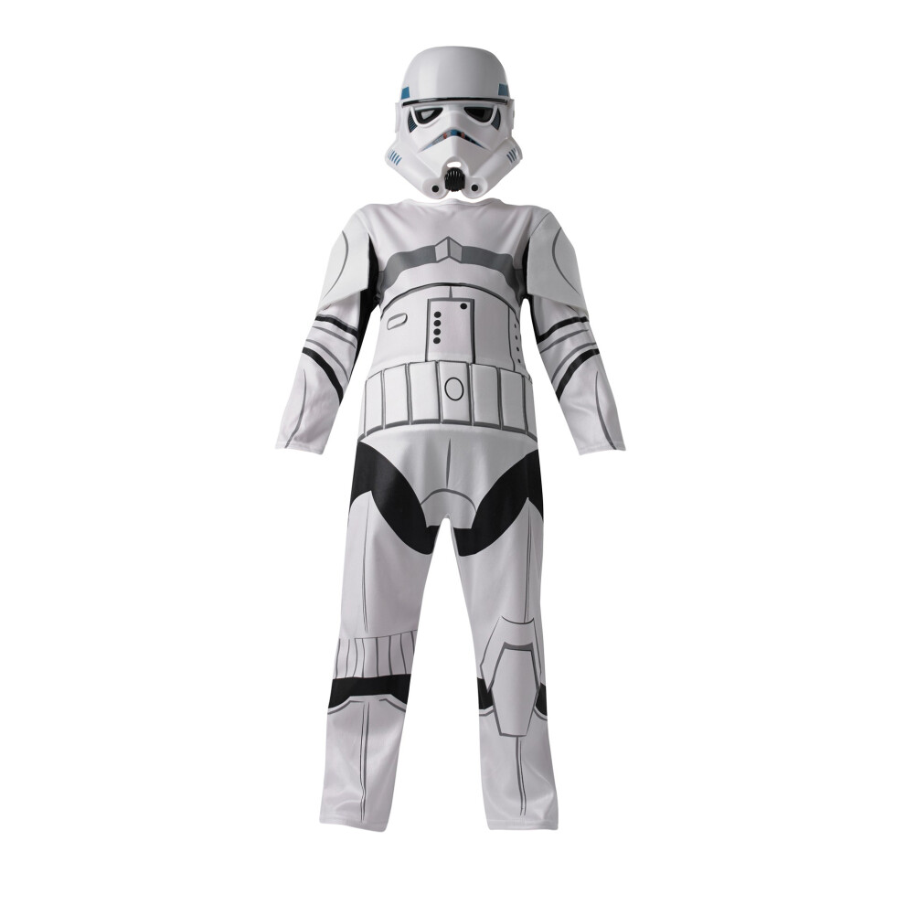 (3-4 Years, White/Black) Star Wars Childrens/Kids Stormtrooper Costume