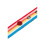 Joules (M, Multicoloured) Joules Rainbow Striped Dog Collar 5