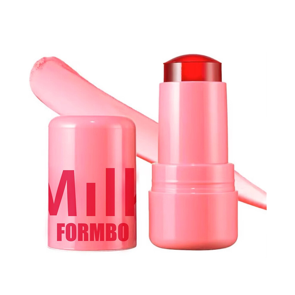 (03) 3-in-1 Original Milk Blush Stick  Brighting Facial Stick Lasting Moisturizing Flash Lip Gloss Makeup Eye Face Rouge Cosmetics