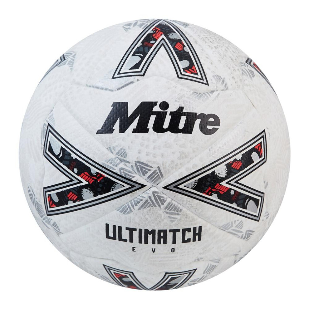 (5, White) Mitre Ultimatch Evo 2024 Football