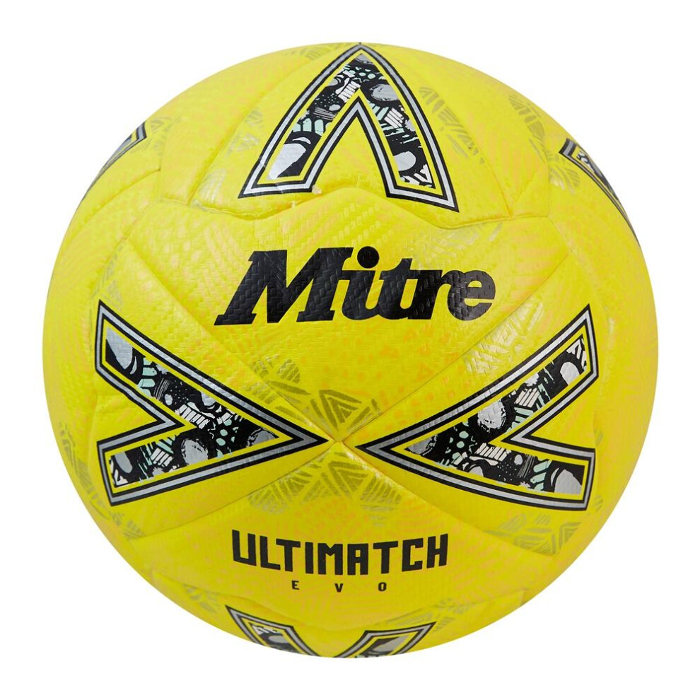 (4, Yellow) Mitre Ultimatch Evo 2024 Football