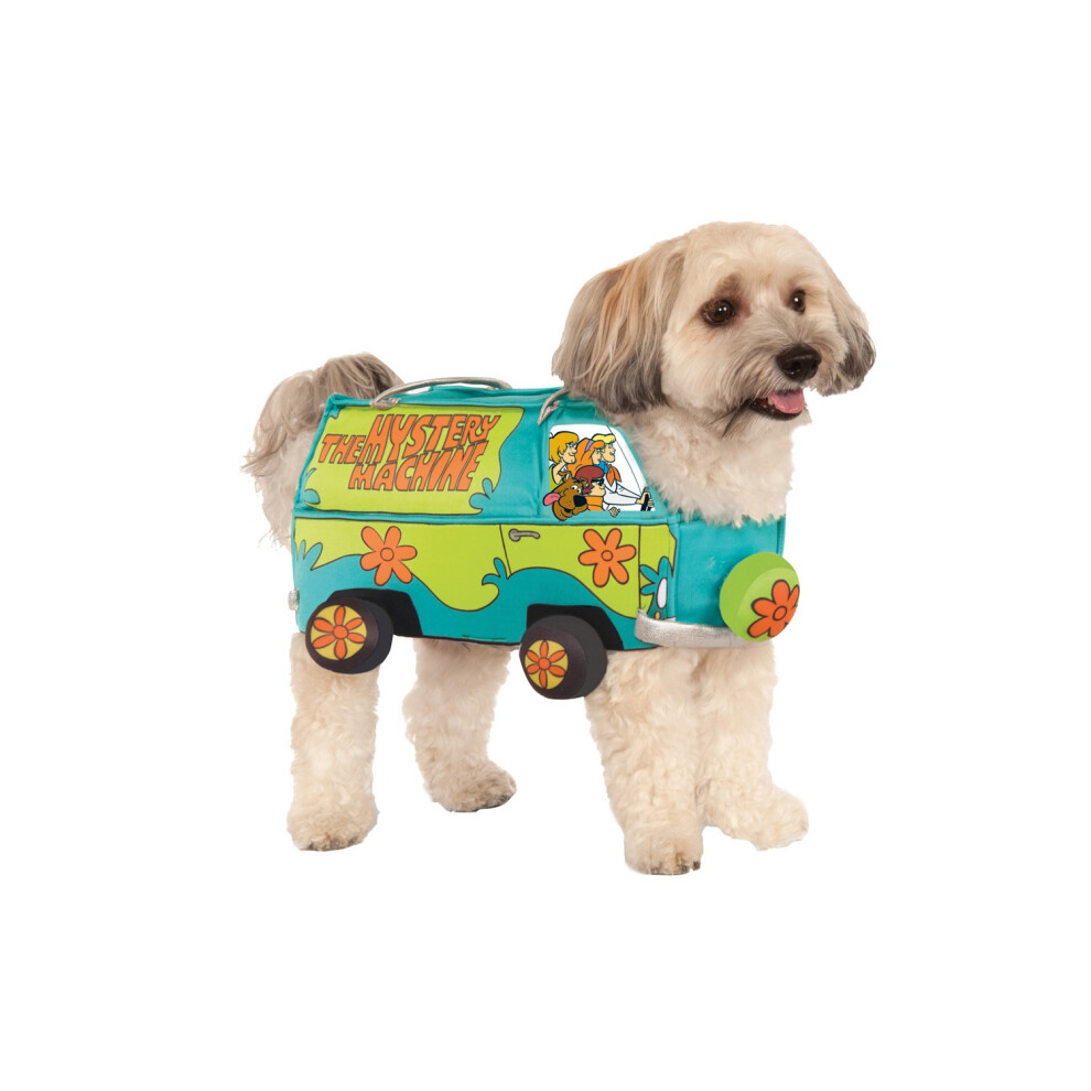 (S, Green/Orange) Scooby Doo The Mystery Machine Dog Costume