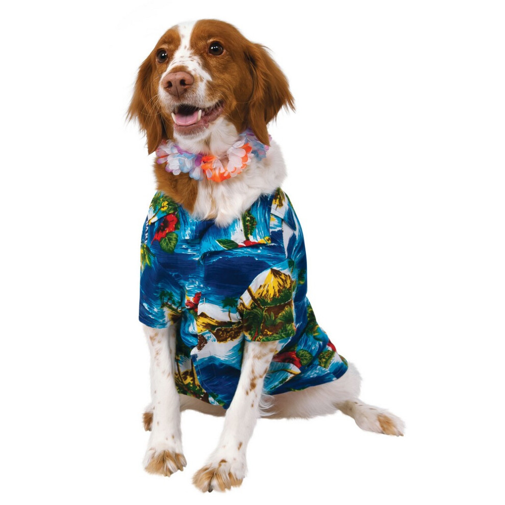 Photos - Dog Clothing Bristol Novelty Luau Dog Costume(S, Multicoloured)
