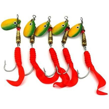 10Pcs metal sequin spinner spoon fishing lures artificial peche wobble bass japan hooks fishing baits isca pesca fishing tackles