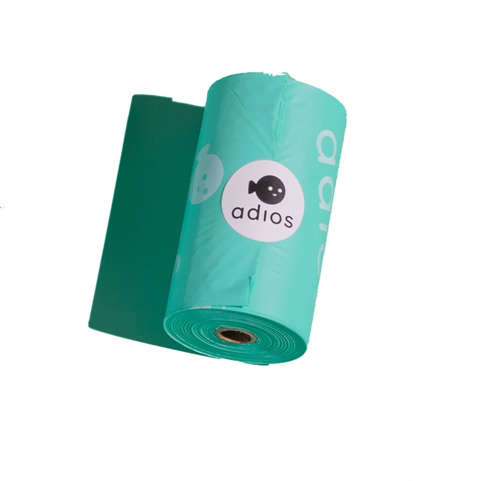 (One Size, Mint) Adios Dog Poop Bags