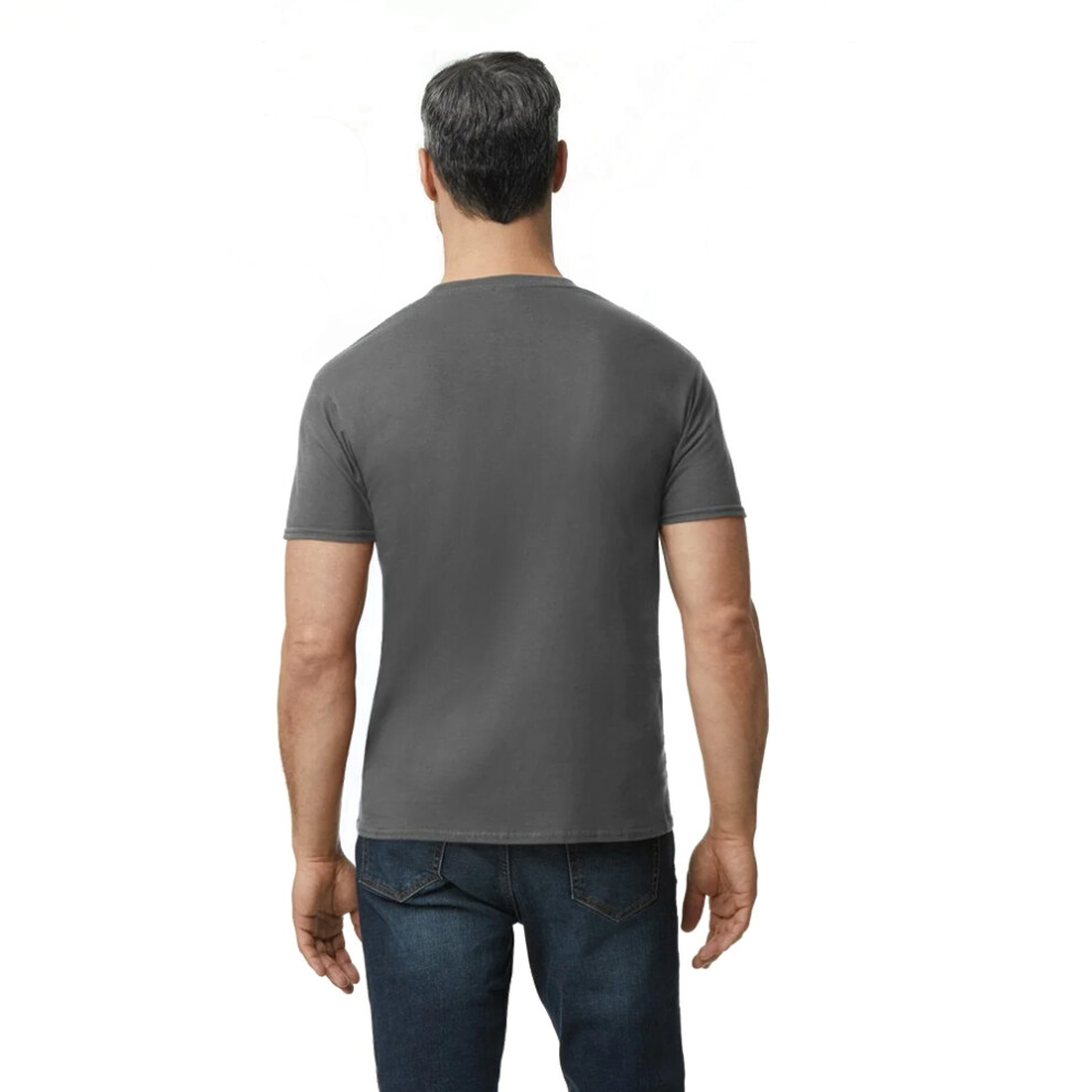 Gildan (Xxl, Light ) Plain Lightweight T-Shirt Men's Pink