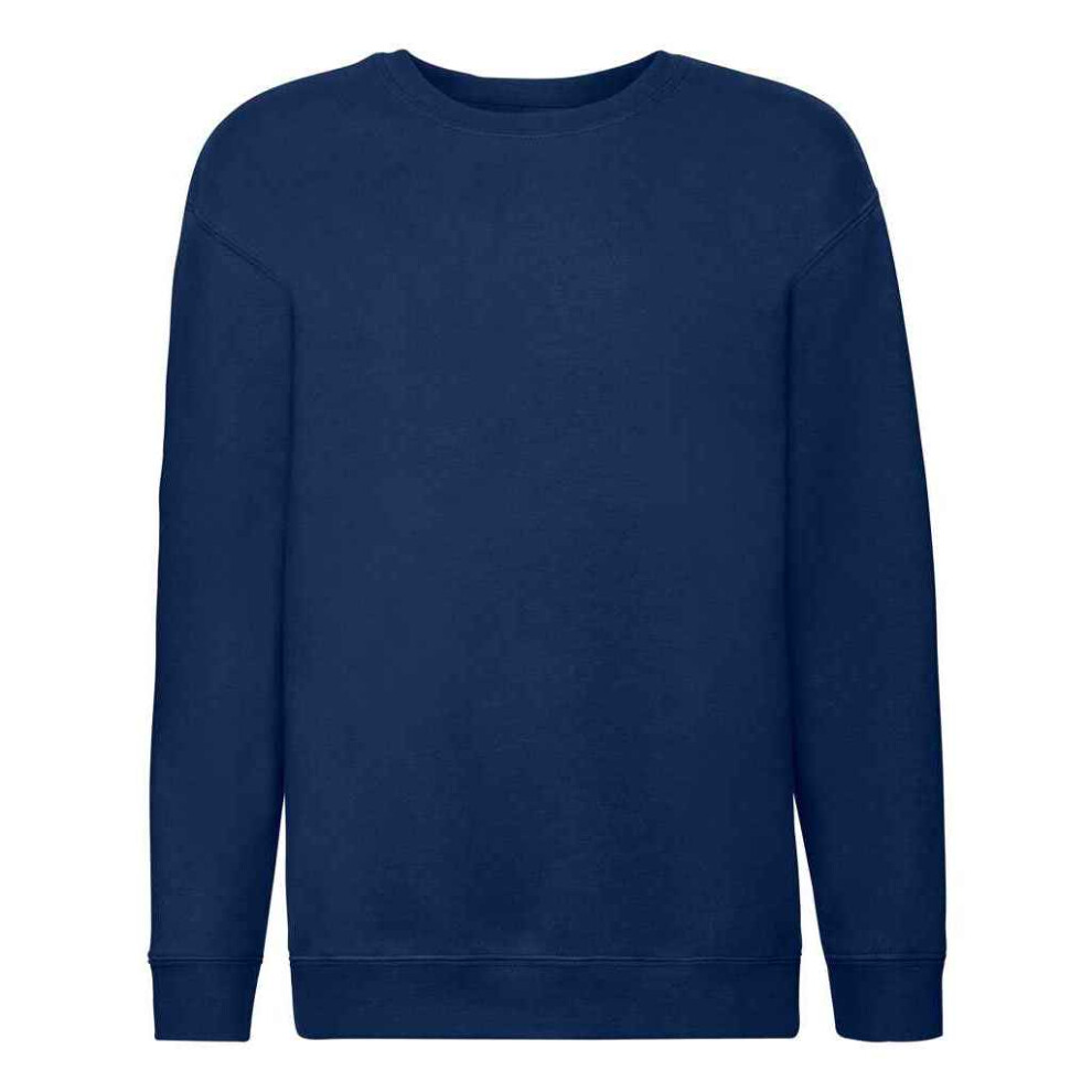 (14-15 Years, Navy) Fruit of the Loom Childrens/Kids Premium Drop Shoulder Sweatshirt