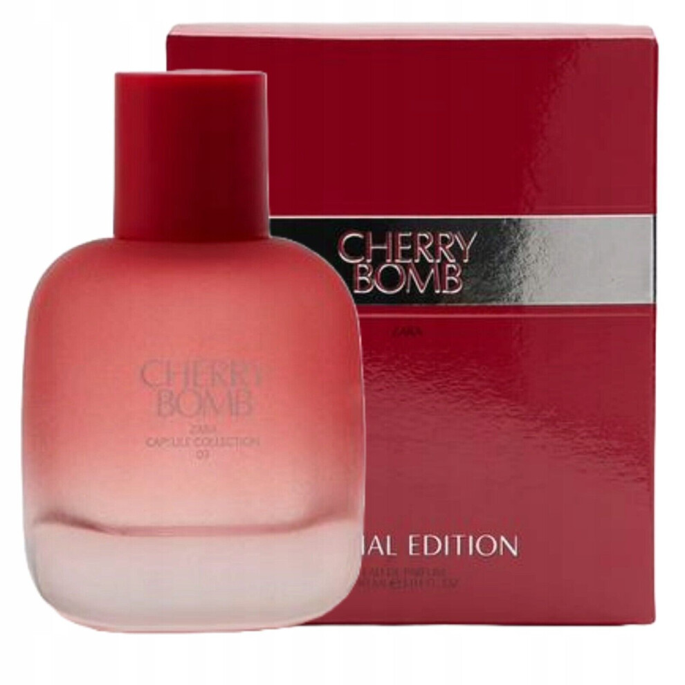 Zara Cherry Bomb Special Edition Fragrance 90ml 3.04 Oz New