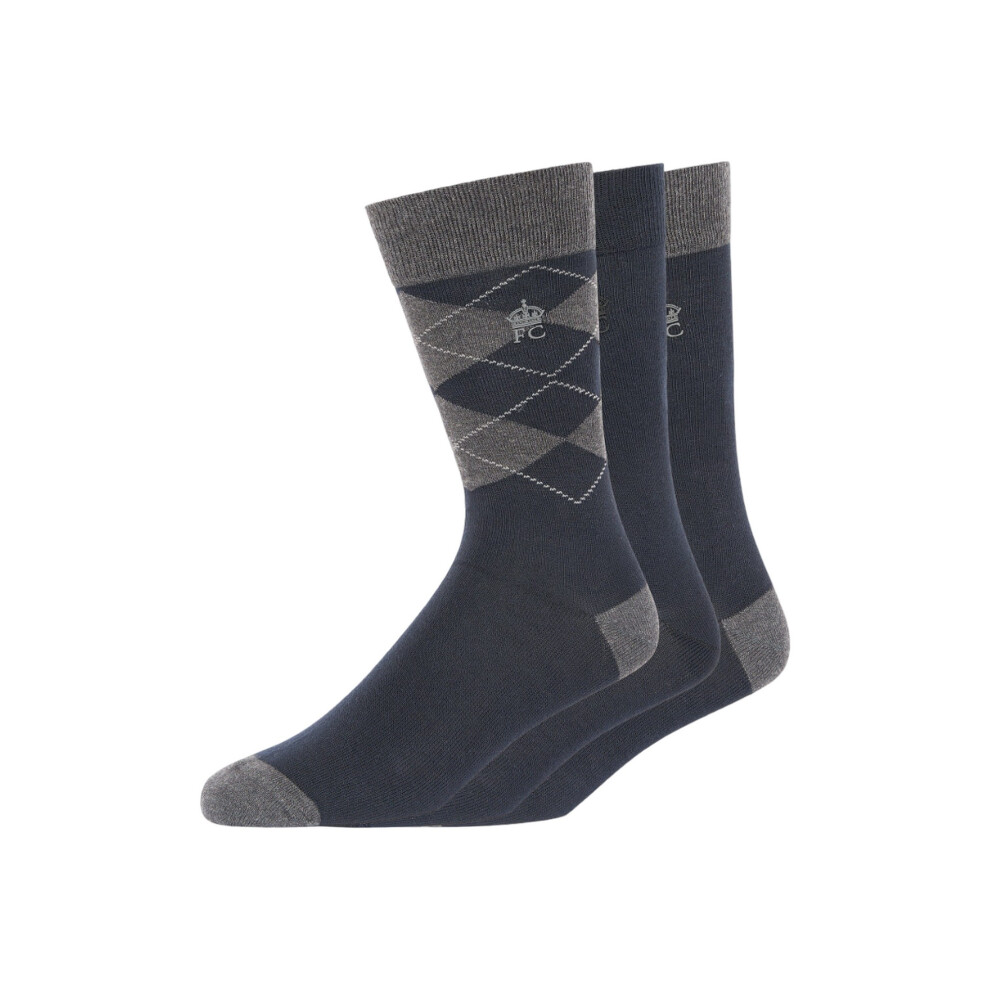 French Connection Unisex Adult Socks (Pack of 3)