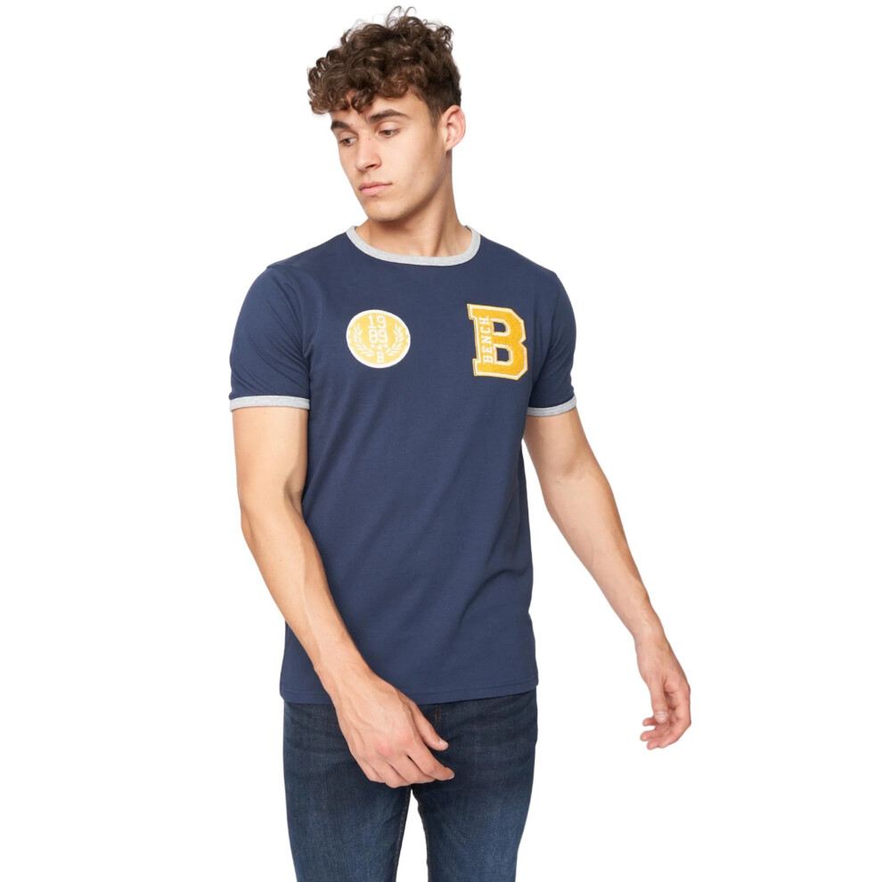 (XL, Navy) Bench Mens Ralphio T-Shirt