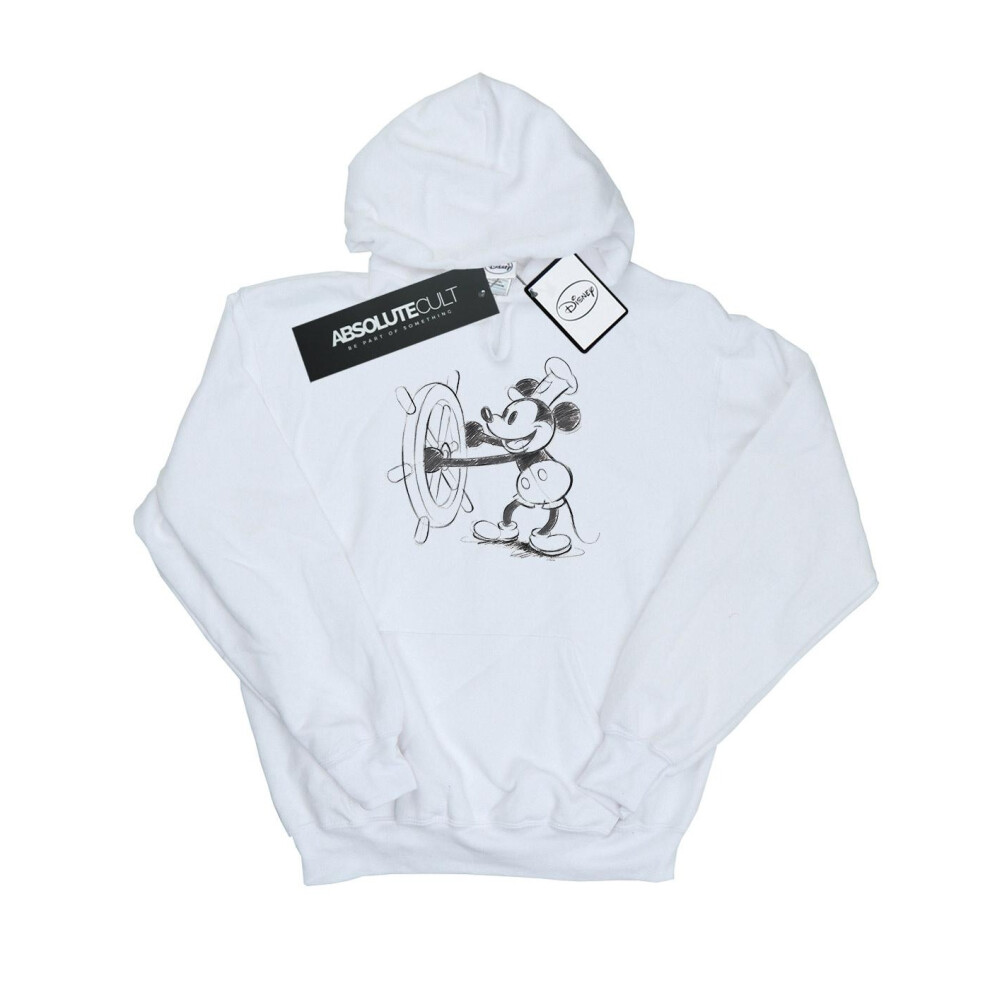 Mickey Mouse Steamboat Sketch Hoodie