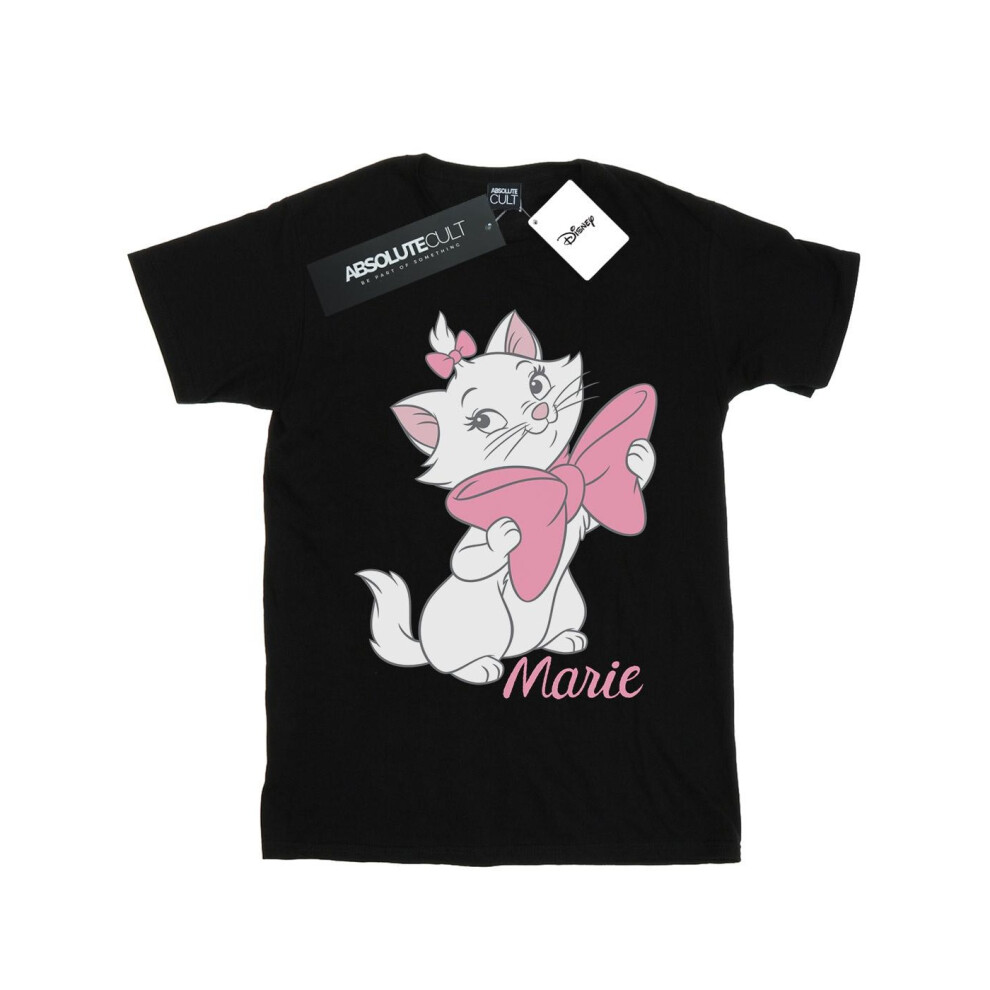 Aristocats Marie Bow Cotton Boyfriend T-Shirt