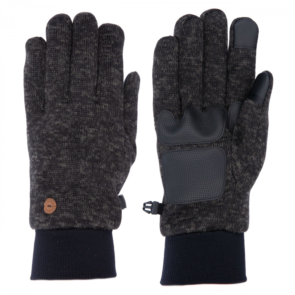 Trespass (M/L, Dark ) Unisex Adults Tetra Gloves Men's Grey