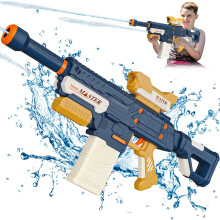 Electric Water Gun, 2 in 1 Mode Water Squirt Gun with 500ml Large Capacity, High Pressure Up to 8-10M Range Water Pistol