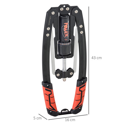 Hydraulic Chest Expander with 22-440lbs Resistance for Upper Body Exercise 1