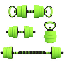 SPORTNOW 30kg Four-in-One Weight Set: Dumbbells, Barbell, Kettlebell & Push-Up Stand (A91-287V02GN)