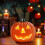 Living And Home Halloween LED Pumpkin Lantern Battery Operated 2