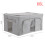 Living And Home (66L) Metal Frame Fabric Storage Box with Window 7