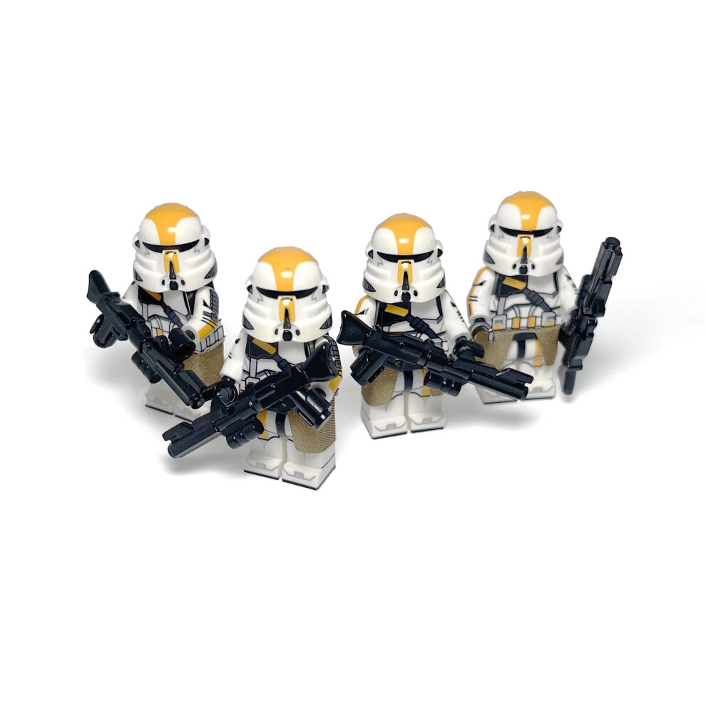 Bysion 327Th Star Corps Airborne Trooper Minifiguren Clone Parachutisten Van Jedi Commandant Aayla Secura Star Wars Clone Wars Phase 2