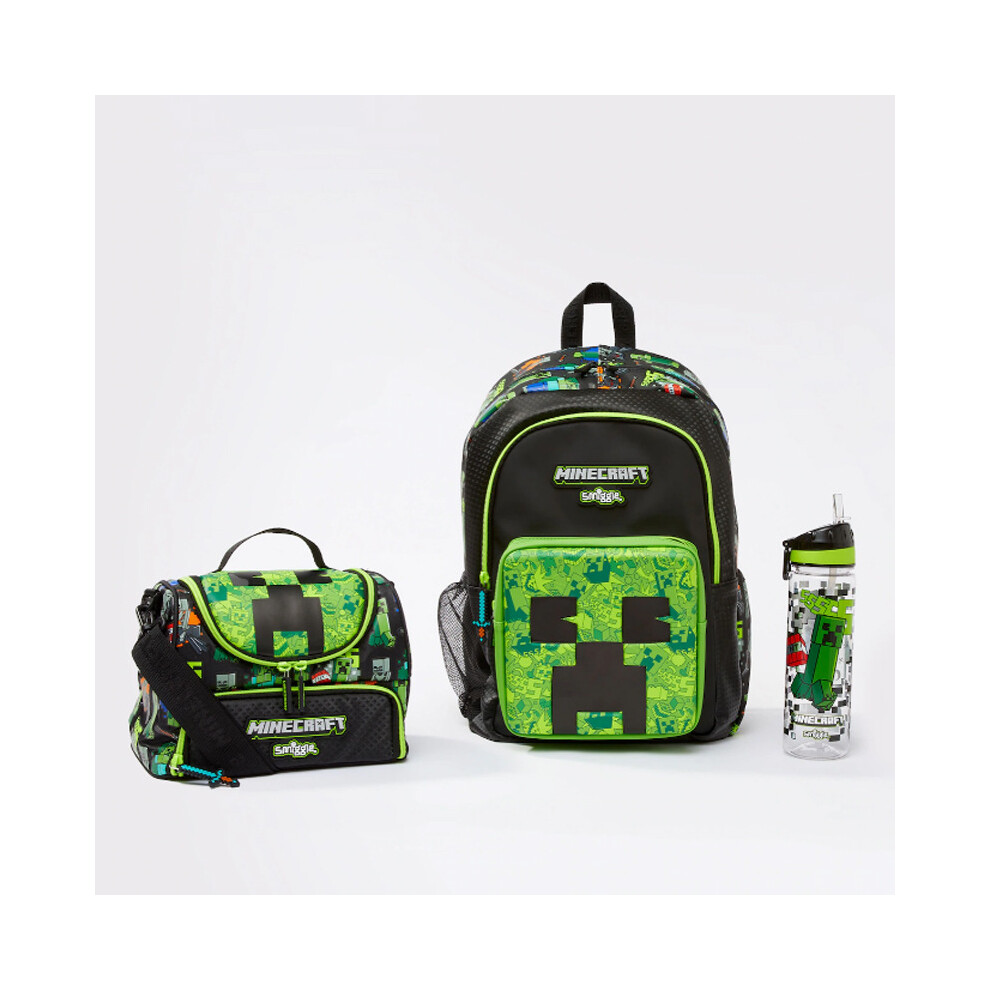 (schoolbags) Minecraft School Backpack Rucksack Waterproof Boy Sports Storage Bag