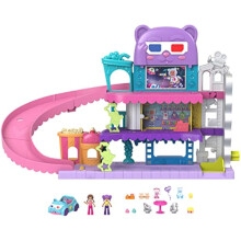 Polly Pocket Dolls, Pollyville Drive-In Movie Theatre Playset, HPV39