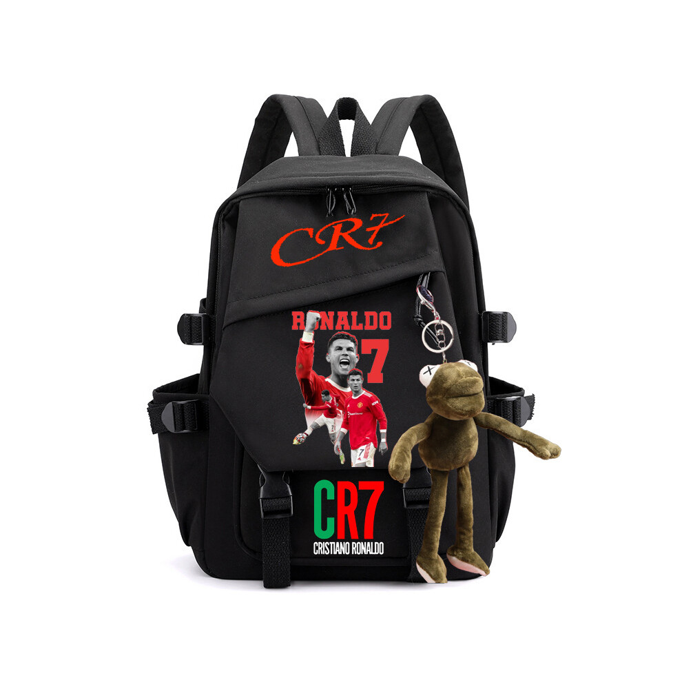 (D1) Football Star CR7 Ronaldo Children's Backpack School Schoolbag Travel Bag