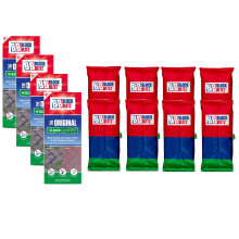 Block Blitz Original Eco Cleaner 760g - 2 Pouches (30m2) Biodegradable, No Bleach or Biocides, for Paving, Patio, Decking & Concrete