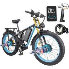 KETELES Electric Bike K800-Pro Dual battery 48V 23AH Battery,2000W