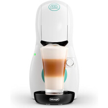 Capsule coffee machine, espresso, cappuccino, etc., EDG210.W, 0.8 litres, white and green