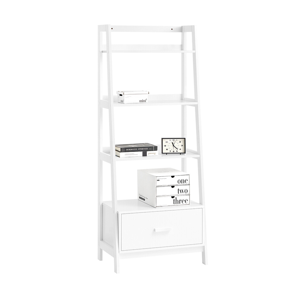 SoBuy® FRG116-W, Storage Display Shelving Unit Ladder Shelf Bookcase