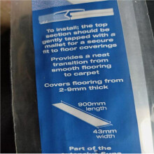 Decorating Aluminium Z Section Flooring Carpet Edging 43x900mm